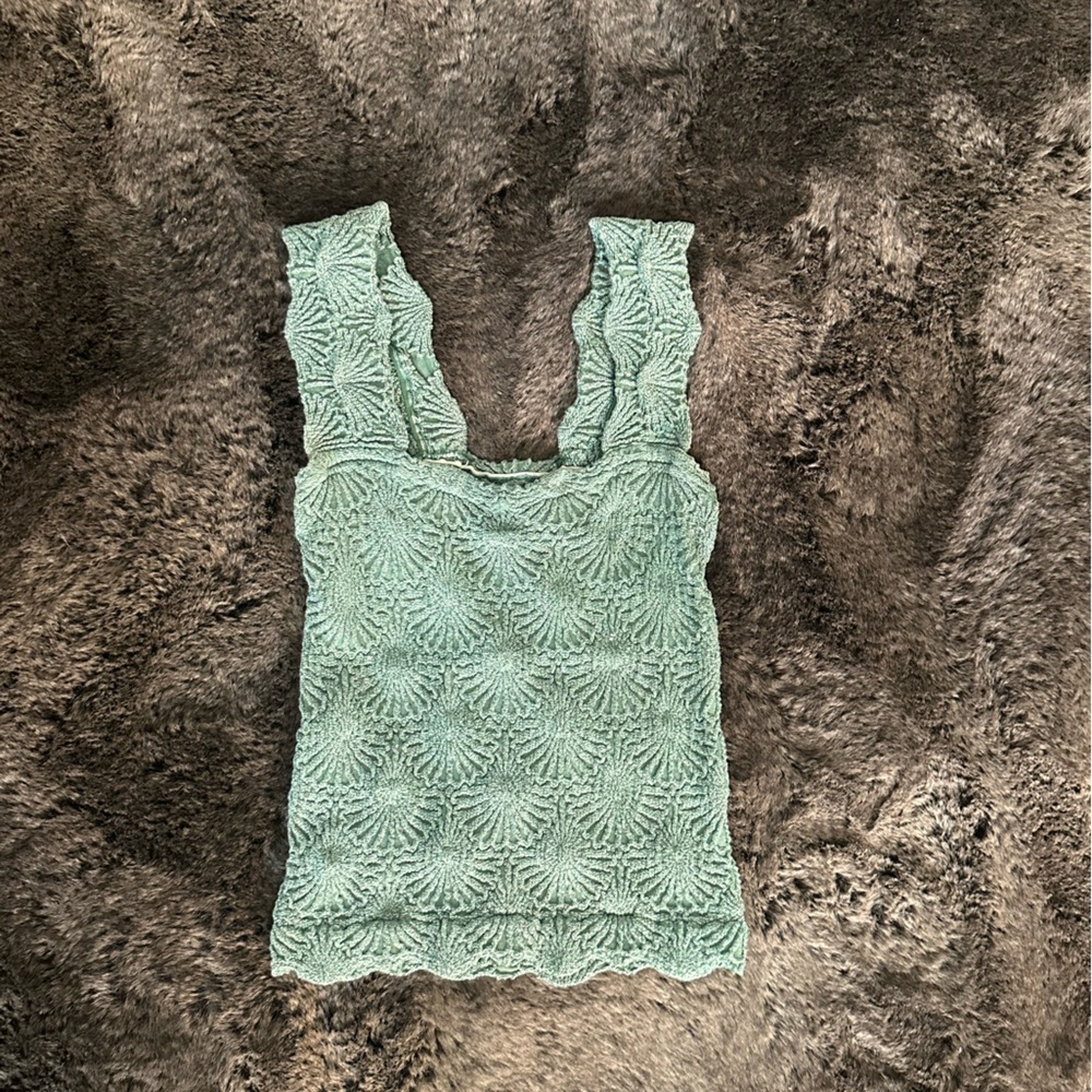 Urban Outfitters Mint Knit Tank Top